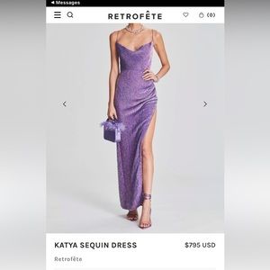 KATYA SEQUIN DRESS
Retrofête